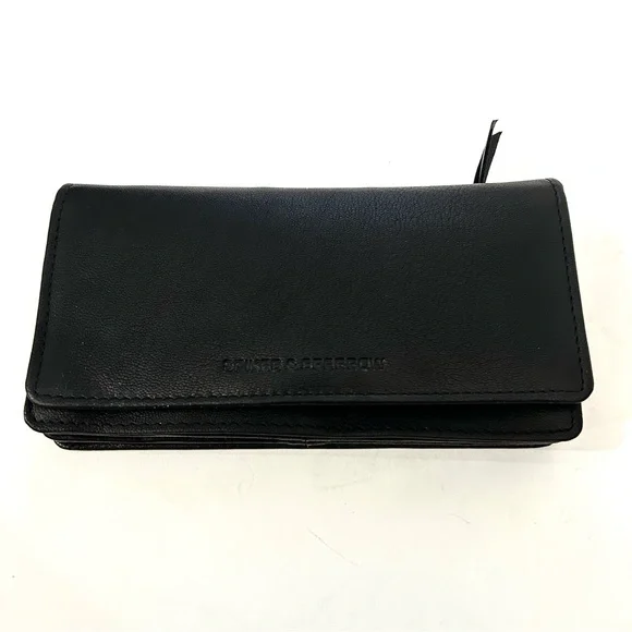 New Black Leather Wallet by Spikes & Sparrow - Picture 5 of 12